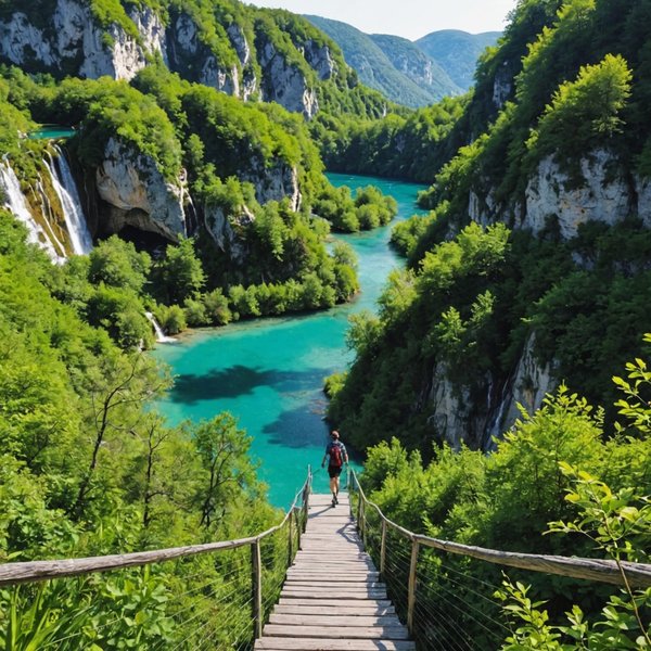 Quels sont les meilleurs sentiers pour une randonnée dans le parc national de Plitvice, Croatie?